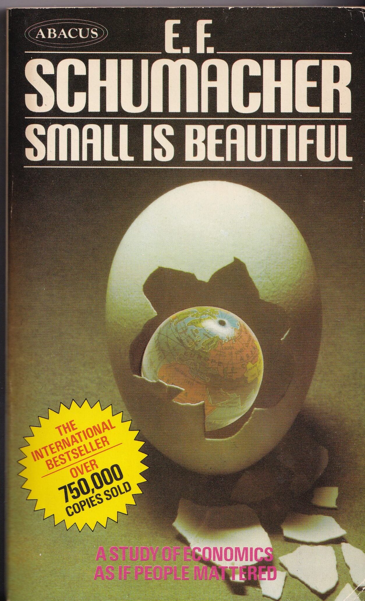 Small is Beautiful: Paperback Book by E. F. Schumacher