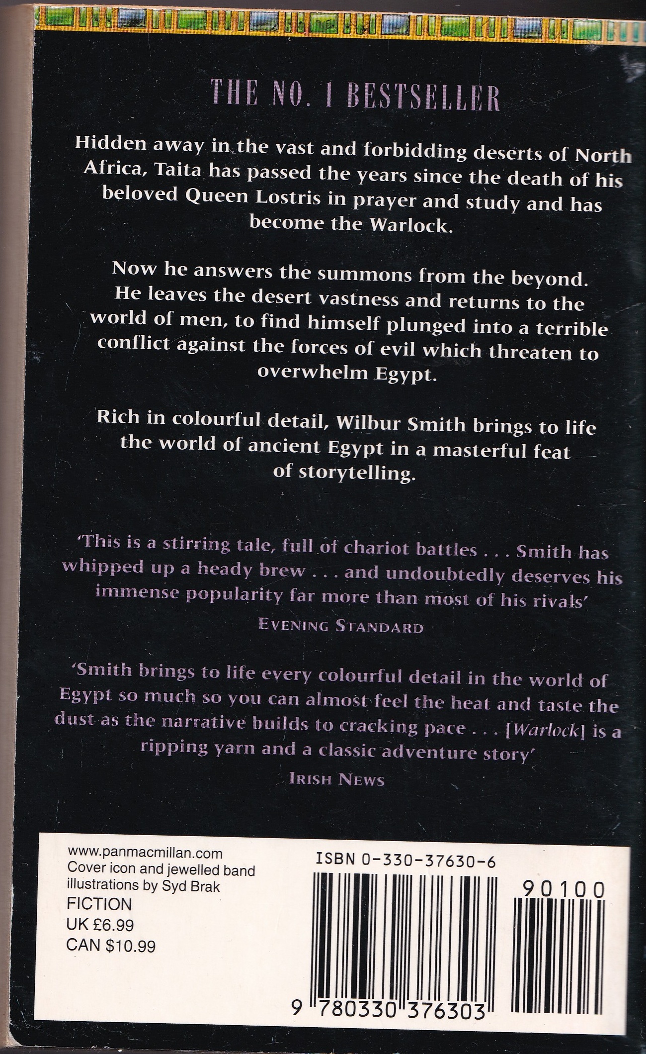 Warlock by Wilbur Smith – Pan Books Paperback 2002 - Image 2