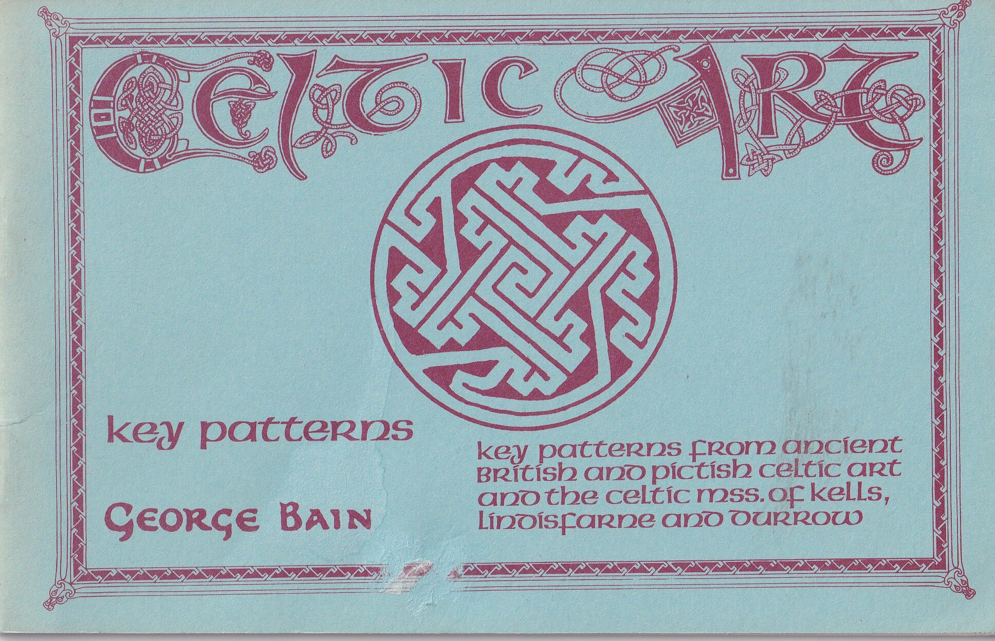 Celtic Art key patterns 1982 George Bain mini-book for sale