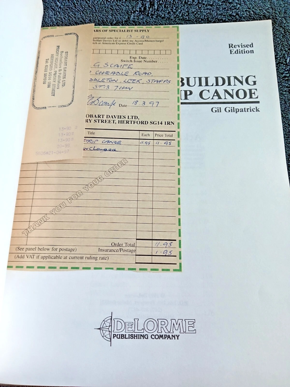 Building A Strip Canoe: Book by Gil Gilpatrick - Image 7