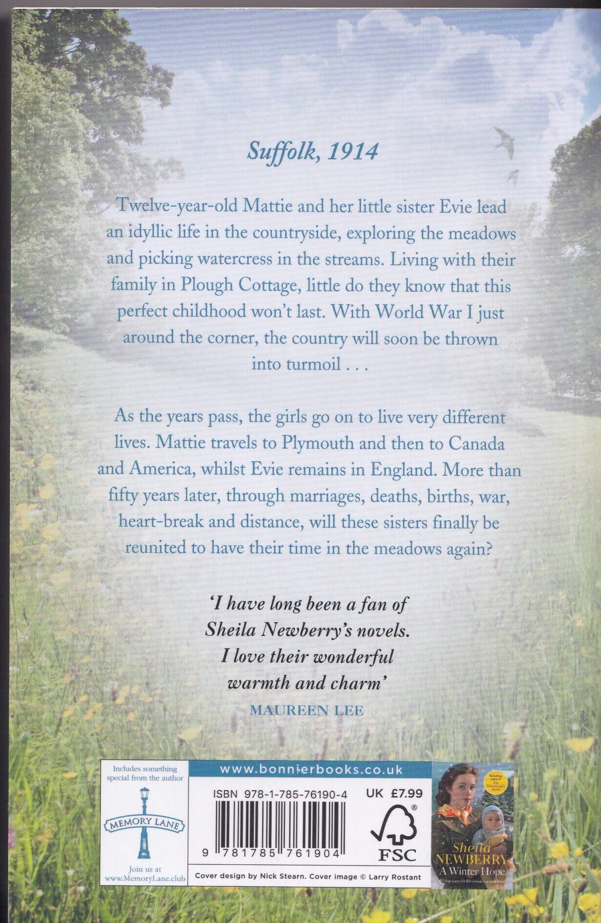 The Meadow Girls Paperback Book by Sheila Newberry