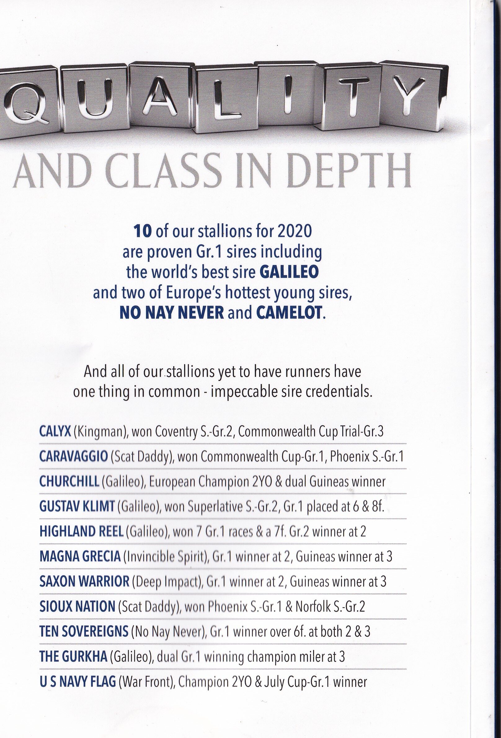 Coolmore Breeders' Handbook 2020