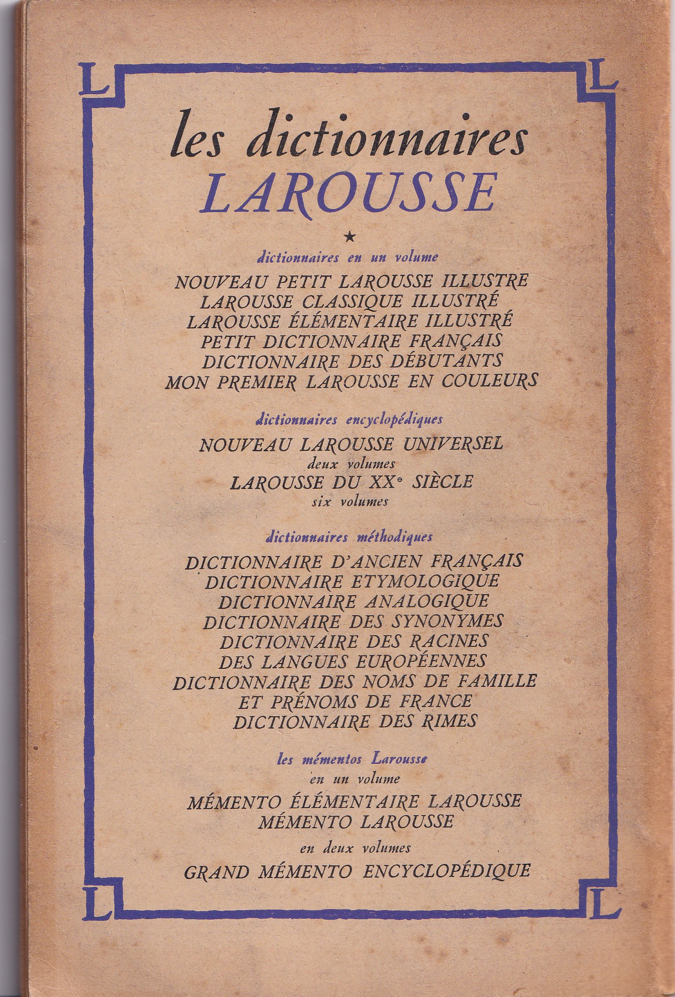Molière – Le Tartuffe | Classiques Larousse, 1933 Paperback