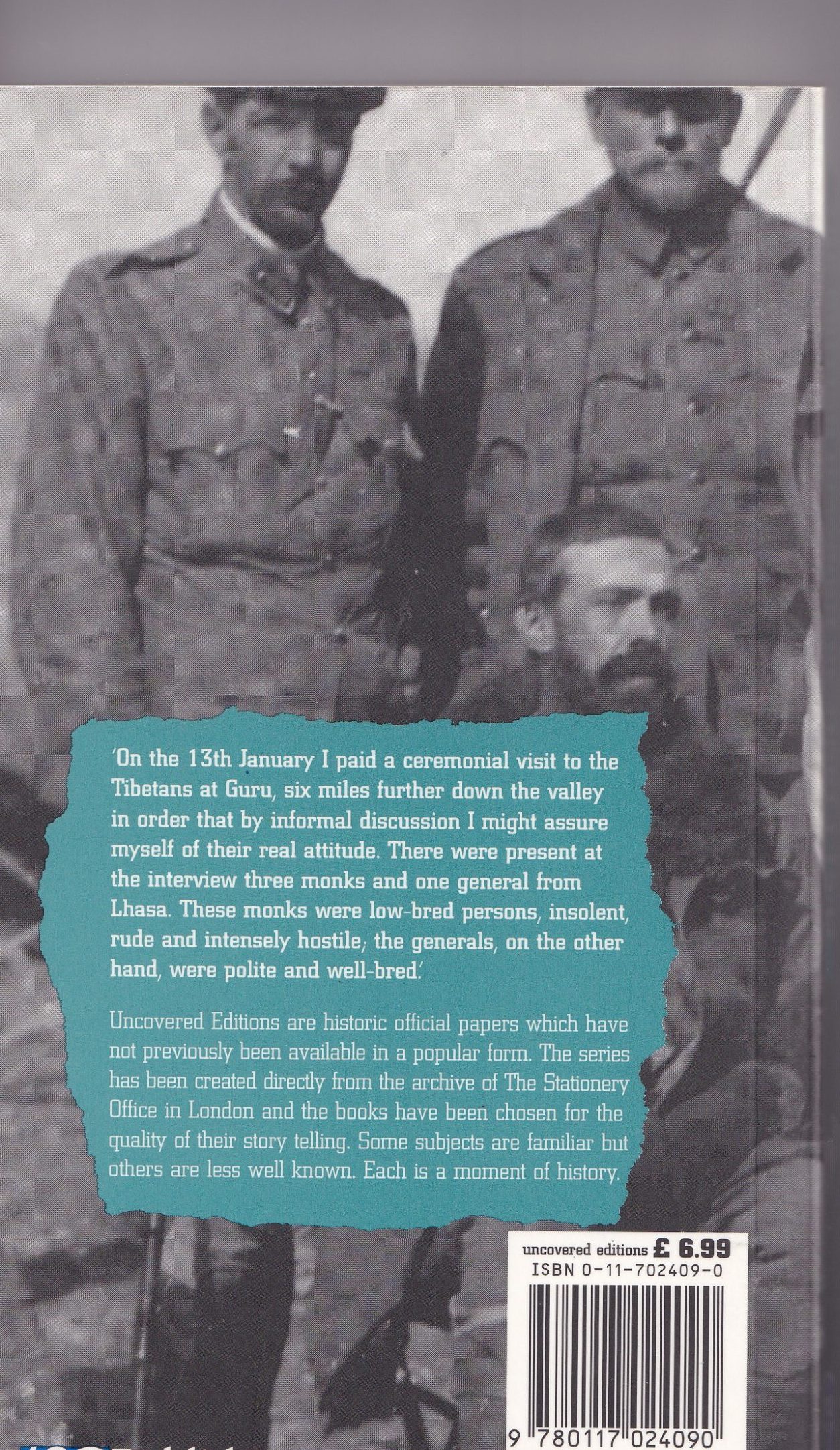 The British Invasion of Tibet: Colonel Younghusband 1904 – Uncovered Editions Paperback