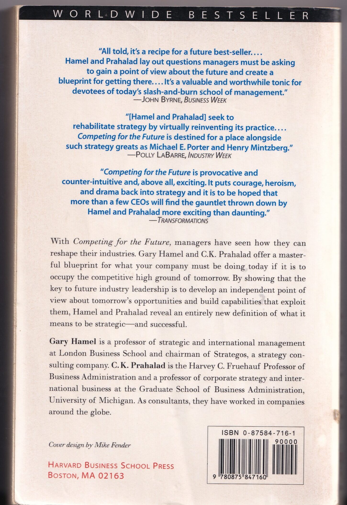 Competing for the Future by Gary Hamel & C.K. Prahalad – 1996