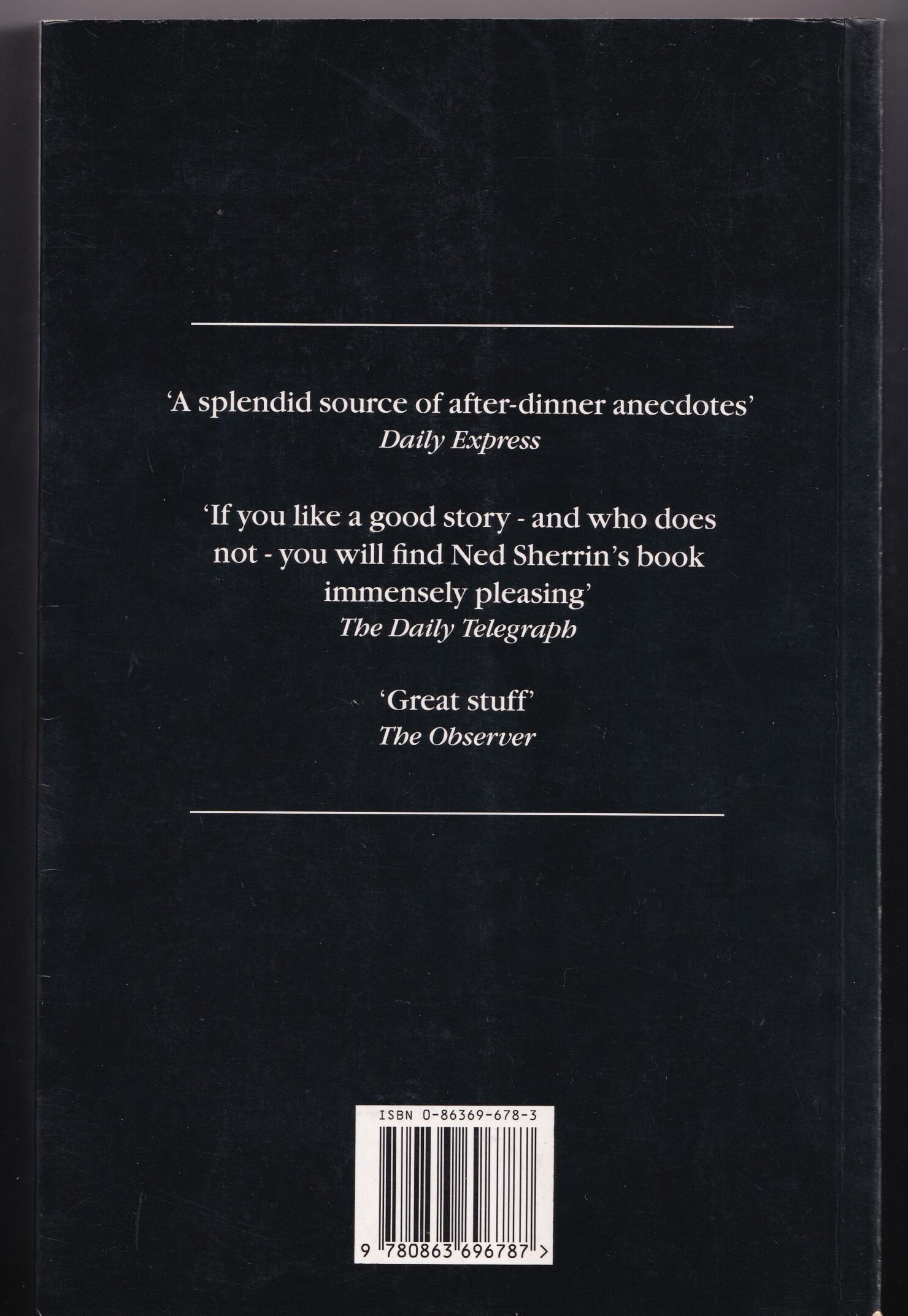 Ned Sherrin in His Anecdotage – Ned Sherrin