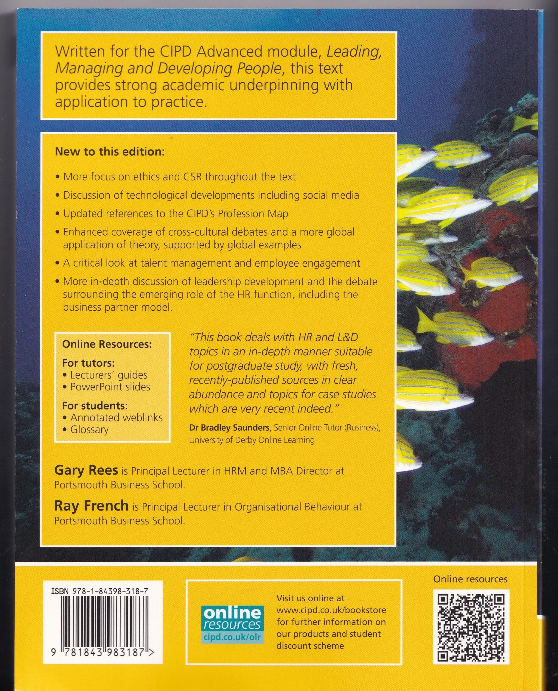 Leading, Managing and Developing People – Gary Rees and Ray French