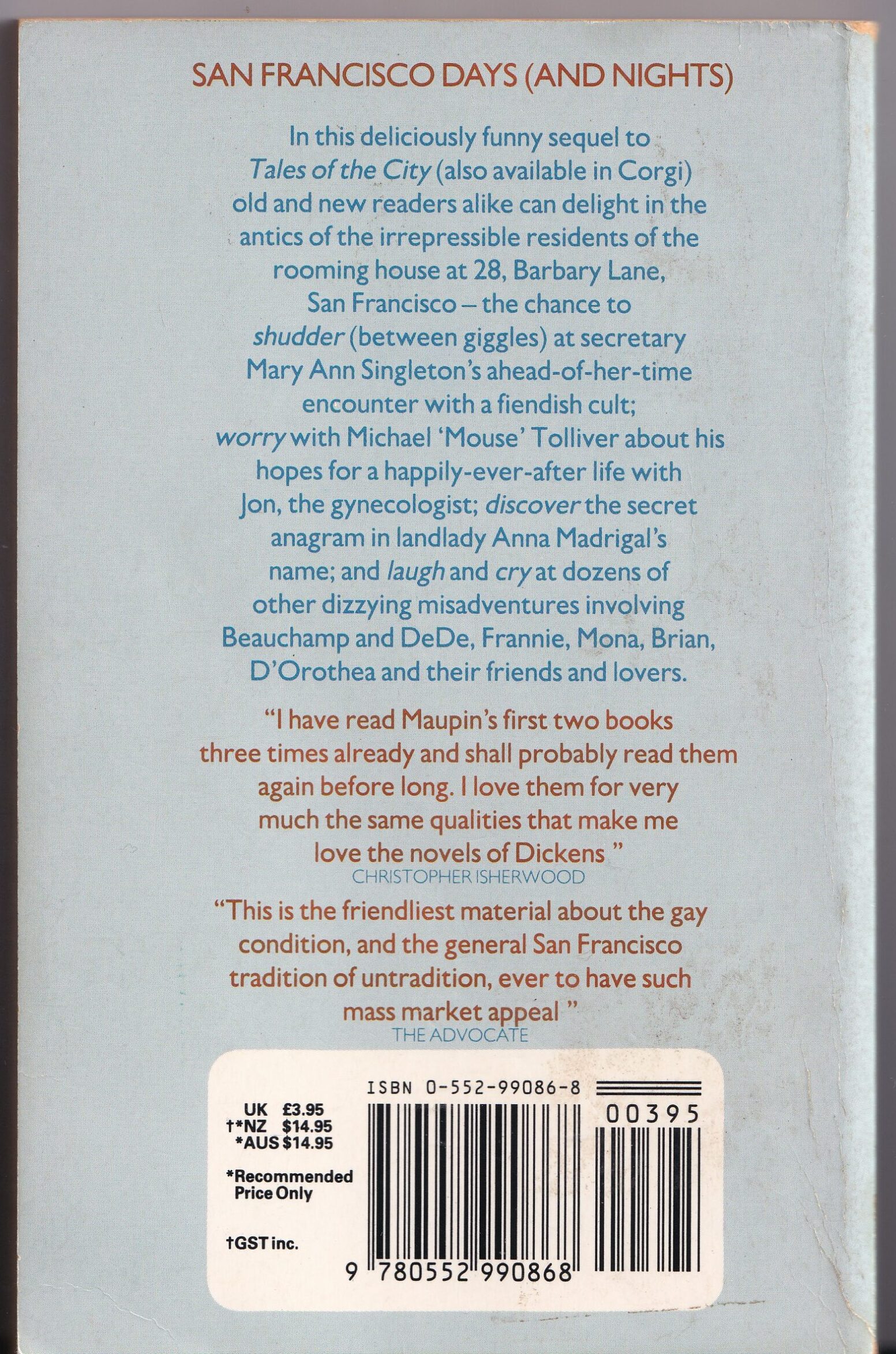 More Tales of the City – Armistead Maupin