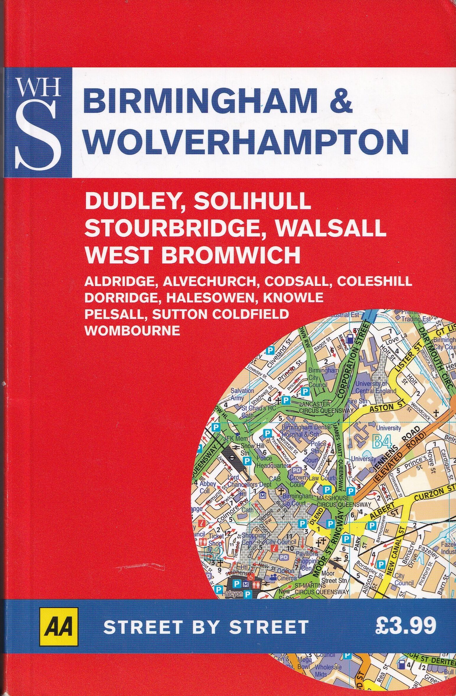 Birmingham & Wolverhampton Street by Street Maps – AA Publishing