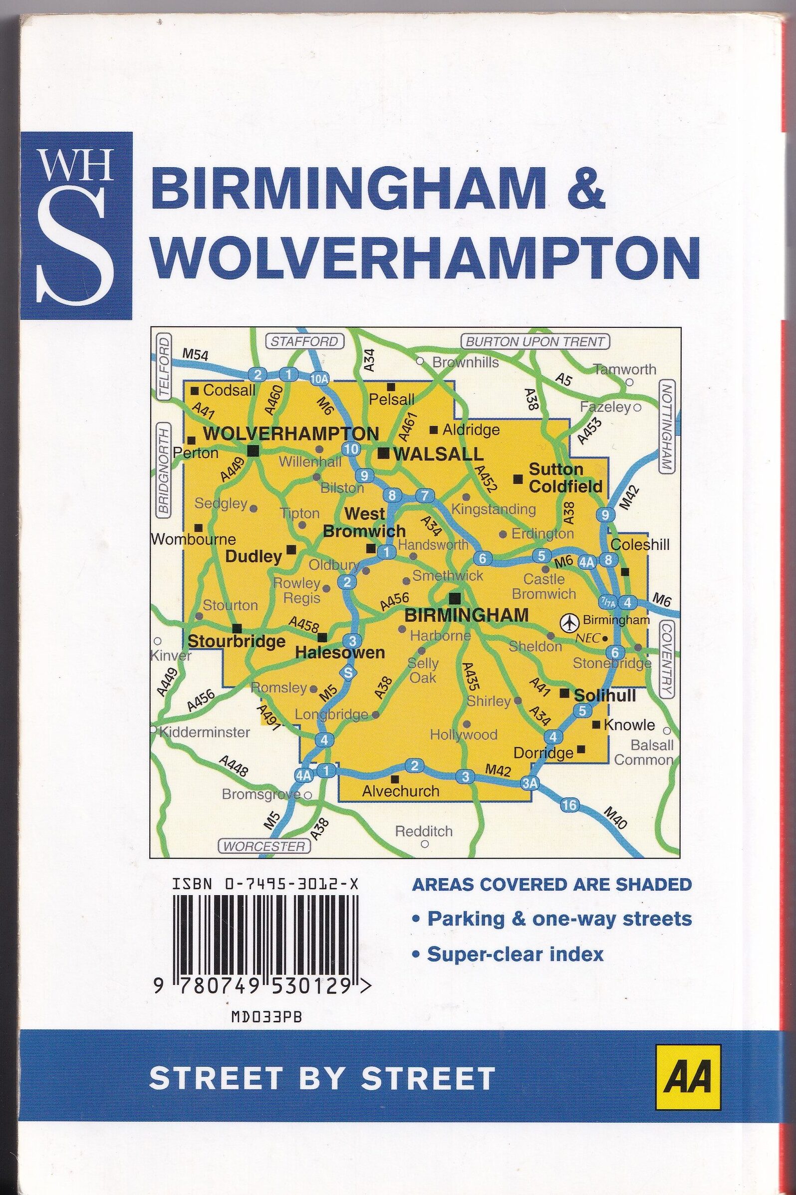 Birmingham & Wolverhampton Street by Street Maps – AA Publishing