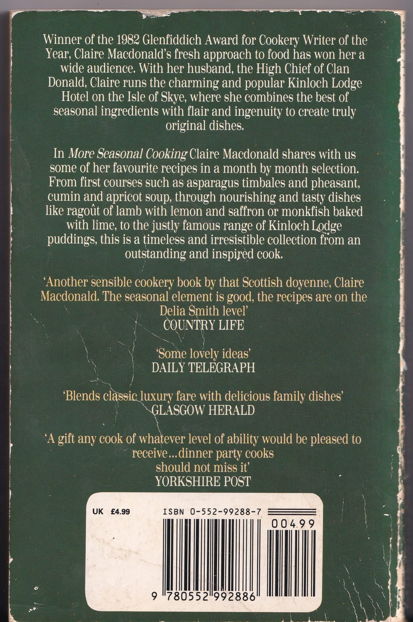 More Seasonal Cooking – Claire, Baroness Macdonald of Macdonald