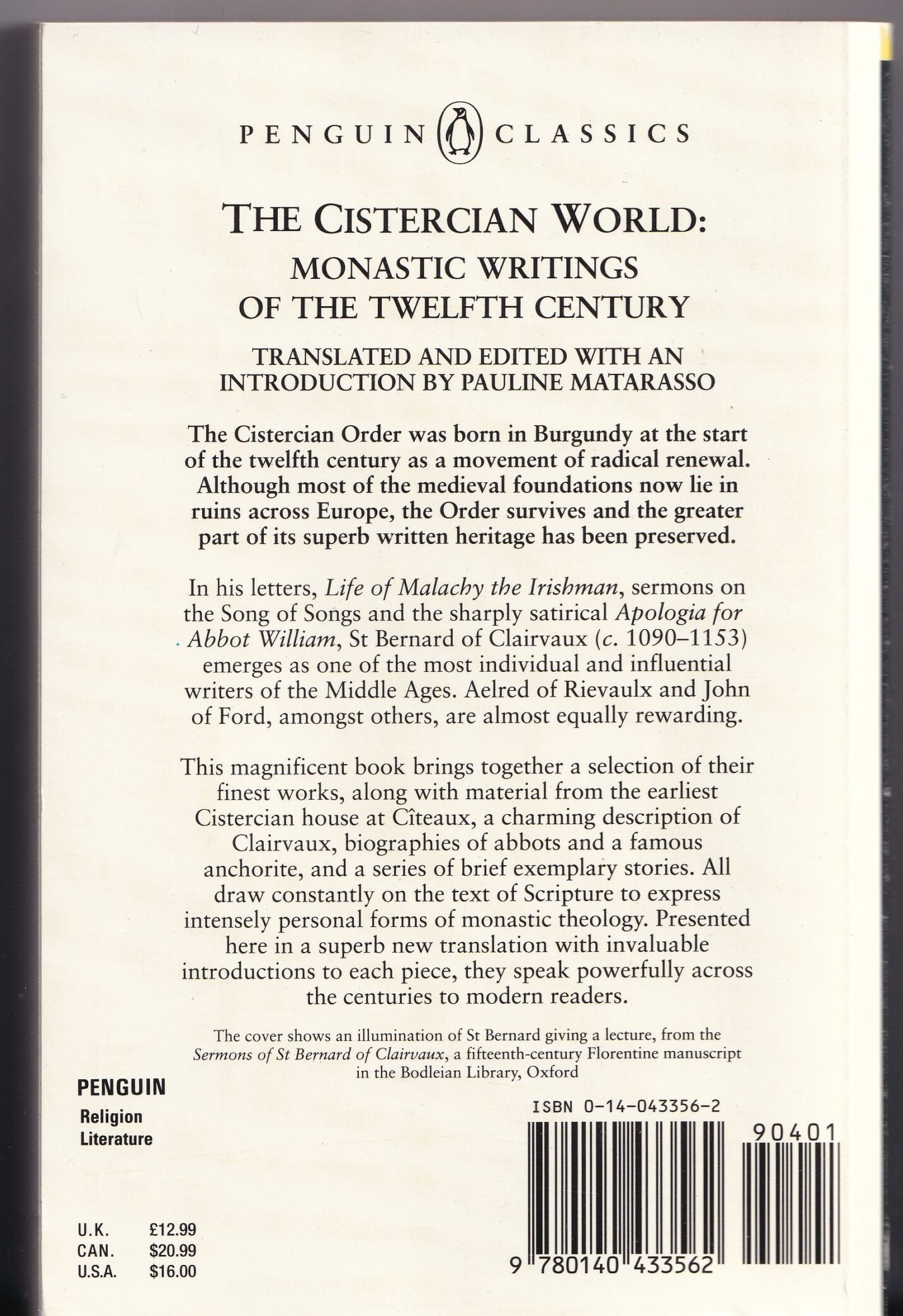 The Cistercian World by Pauline Maud Matarasso
