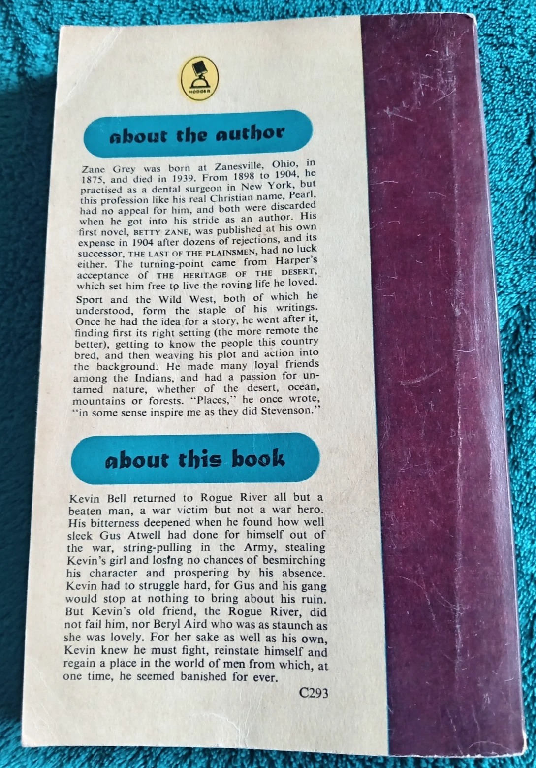 Rogue River Feud by Zane Grey – Paperback Book (1957 Edition) - Image 2
